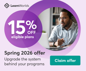 Build and sell online courses with LearnWorlds. Beautiful course sites, quizzes, certificates, and payments built in.
